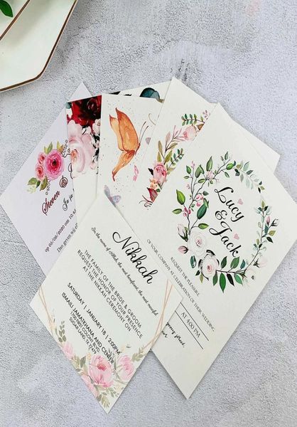 

80pc invitation detail card80pc small envelope return address5888702, Black