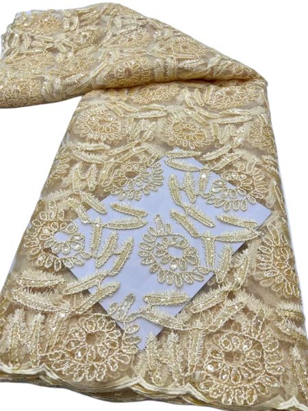 

yq-6038 women net cloth fabric lace premium quality mixed color 5 yards wedding dress gown sewing flower pattern daily 2023 sparkly original, Black;white
