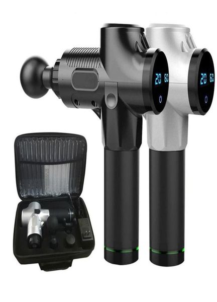 

12003300rmin electric muscle massager therapy fascia massage gun deep vibration muscle relaxation body shaping health tool5614730