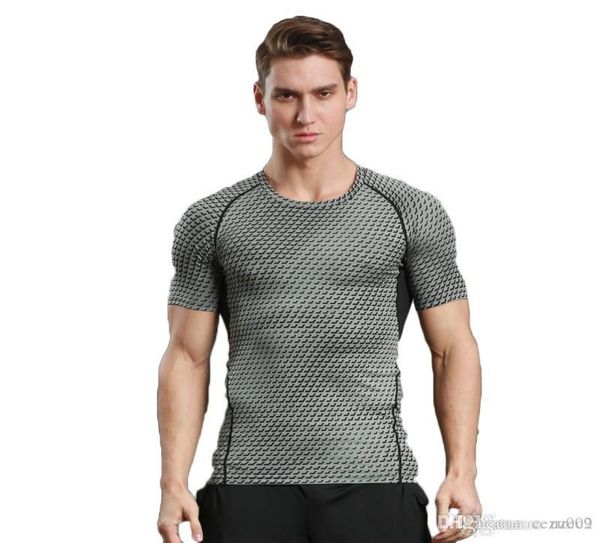

outdoor sports men shortsleeved sports quickdrying tight fit suit tshirt has a strong elasticity you like it7598217