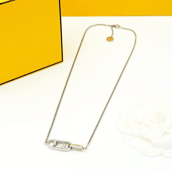 

designer popula wild necklaces choker necklace collares punk ffity vintage chunky thick link chain new year jewelry accessories af3i, Silver