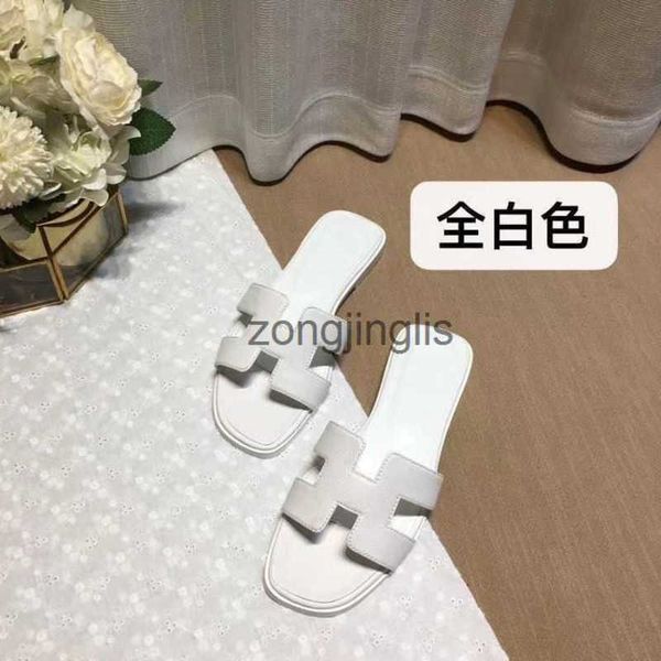 

slipper higsandal setting bear designer shoes oran herm women's slippers 2023 summer beacleather leisure fashion wear rhinestone flat b