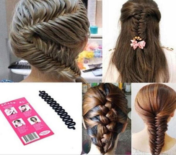 

new fashion french hair braiding tool roller with hook magic hair styling8762584, Brown