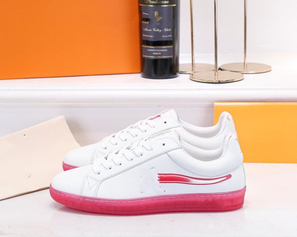 

designer trainer sneakers casual shoes black white men women platform fashion low shoe red green leather rubber 0819