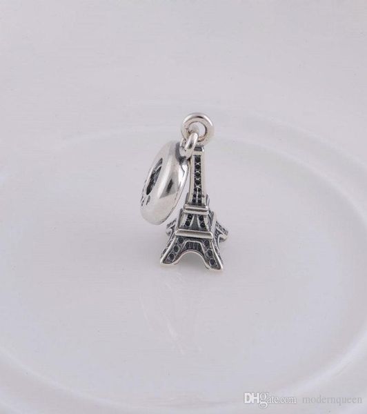 

eiffel tower chrams jewelry findings components charms beads pendants s925 sterling silver fits for style bracelets ale086h92477315, Bronze;silver