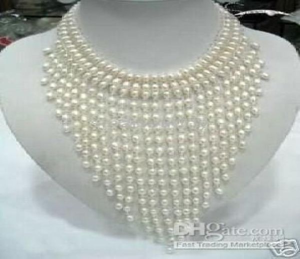

charming new style tahitian white pearls lady necklace0126409540, Black