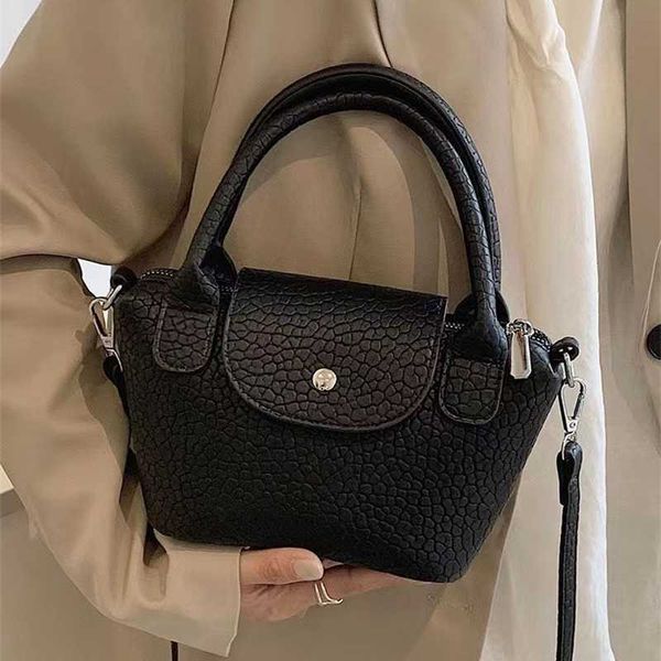 

longxiang little tote bag 2023 new type women's summer cross shoulder handbag dumpling bun, Pink;blue