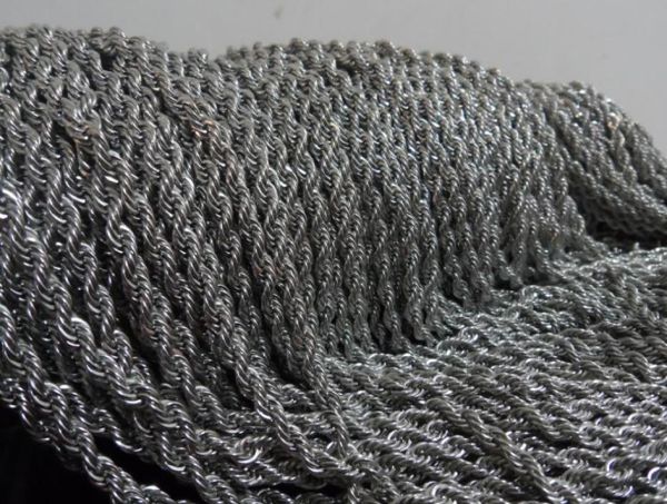 

2017 new list whole in bulk 10meter lot fashion silver tone stainless steel jewelry finding 4mm singapore ed chain women 1077549