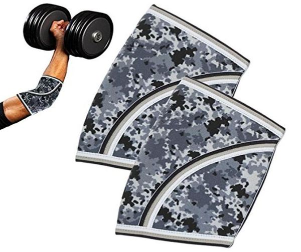 

elbow knee pads 7mm sleeves pair heavy duty wrist wrapssupport amp powerlifting tennisneoprene brace for both women6757806, Black;gray