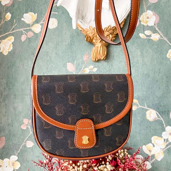 

pink wallets teen triomphe besace saddles bag totes crossbody shoulder handbag women hobo travel bags luxury designer vintage genuine leathe