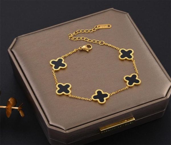 

luxury designer bracelet bracelets nail link chain love gold bangle designers women stainless steel halloween fashion tennis mens 7010040, Black