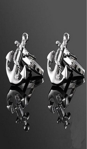 

copper anchor cufflinks for mens new design sports cufflinks for men shirt cuff link nice gift w1435502347, Silver