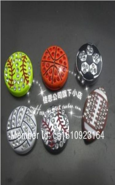 

mixed style 30pcs sports ball slide charm 8mm slide accessory diy dogs and cats necklace charm 4349223, Bronze;silver