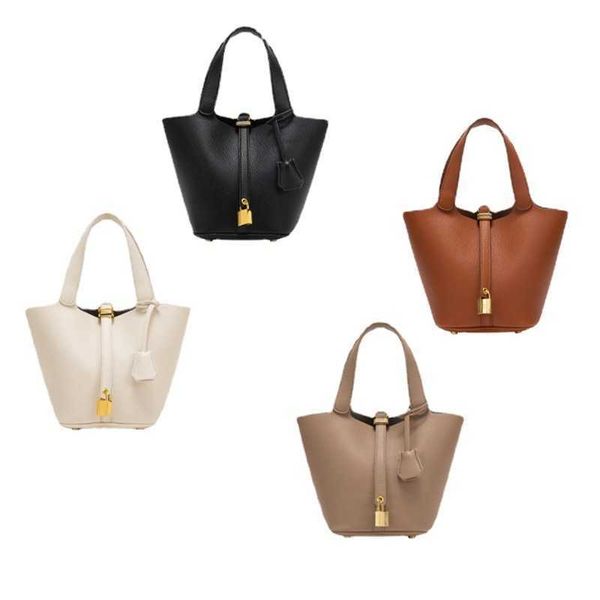 

brand designer vegetable basket bags for women mother and son vegetable womens bag 2023 litchi pattern versatile handbag commuting simple bu