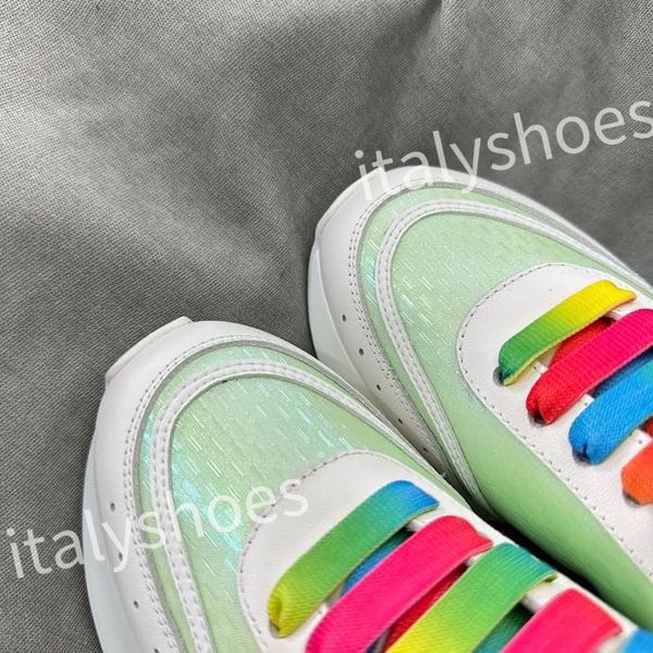 

2023 luxury reflective leather dad shoes space stitching material sneakers designer sneakers modern autumn winter trendy shoe xsd230403, Black