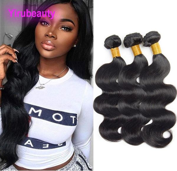 

mongolian virgin hair 3 bundles body wave mink hair extensions mongolian human hair 3 pieceslot natural color2950953, Black