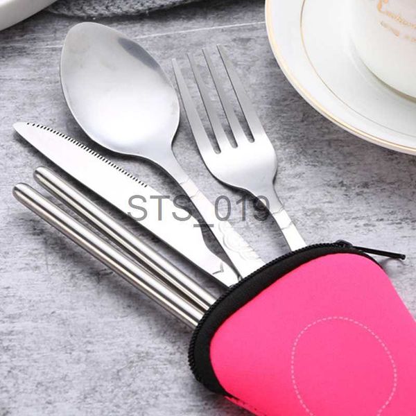 

briefs panties other panties portable tableware bag fork spoon knife chopsticks packaging storage box dinnerware picnic organizer case witho, Red;black