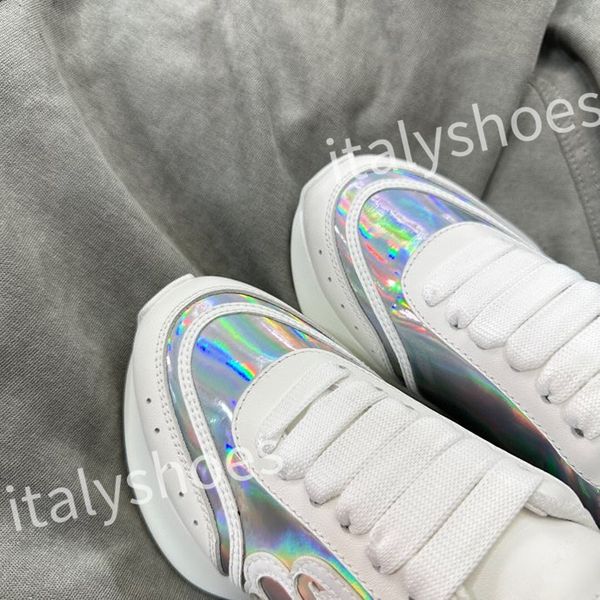 

reflective leather dad shoes space stitching material sneakers designer sneakers modern autumn winter trendy shoes xsd230403, Black