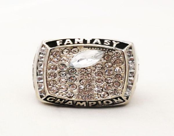 

dropship 2018 fantasy football sport ring size 8 9 10 11 12 13 14 withwithout box word 2018 on the side3299359, Silver