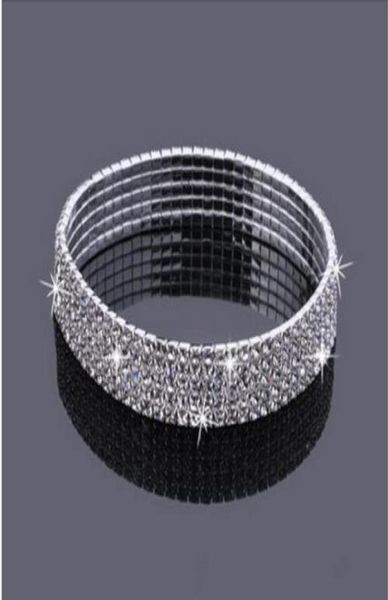 

5row five rows sparkly rhinestone anklet crystal stretch cz ankle bracelet anklet whole bridal wedding accessories for wo1156526, Red;blue