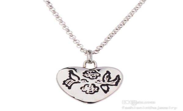 

luxury necklace designer jewelry pendants fashion wedding valentine039s day flower bird tiger circle pendant necklace for women6987078, Silver