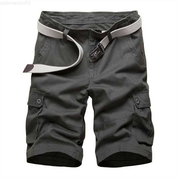 

men's shorts shorts men cotton cargo shorts mens casual straight solid color knee length comfortable shorts for men without belt plus s, White;black