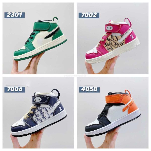 

2023 kids shoes chunky dunks mid retro kid toddler designer sneakers black children kid shoe youth baby boys girls infants sports trainers