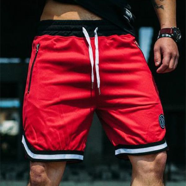

mens shorts shorts fitness sports breathable pants summer running training basketball 5 point street hiphop 230718, White;black