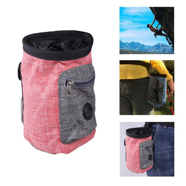 

climbing ropes outdoor powder bag pet training kit caving waist chalk pack waterproof polyester magnesium pouch 230717