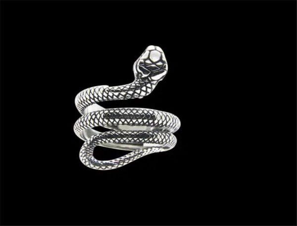 

1pc worldwide animal serpent ring 316l stainless steel band party fashion jewelry cobra cool ring1263744, Silver