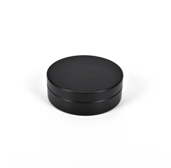 

100ml aluminum jars black metal tin cosmetic containers crafts aluminum boxs fast f33708902102