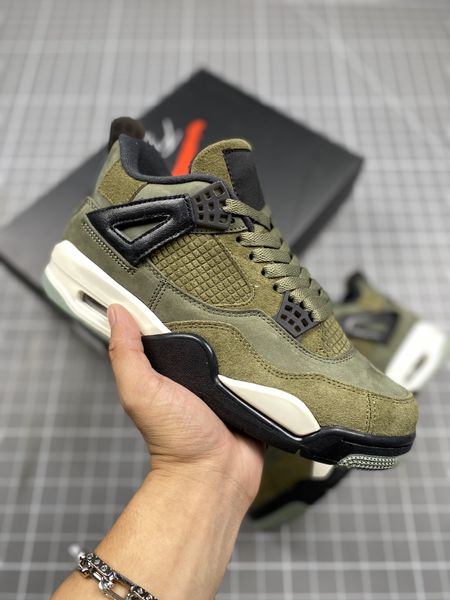 

december 2nd 2023 canvas 4 basketball shoes iv craft medium olive pale vanilla khaki black sail men's sports sneakers