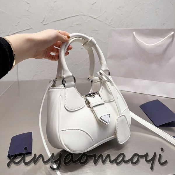 

designer luxury brand shoulder bag handbag designer underarm bag crossbody bag moon bag classic triangle logo high version v104043