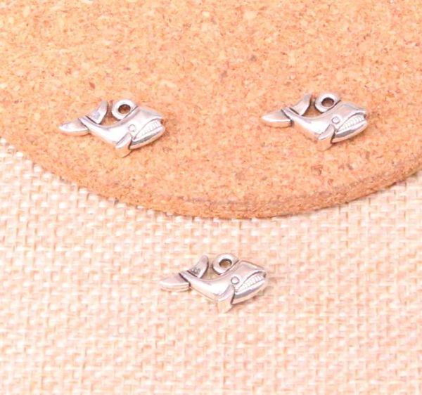 

100pcs charms double sided whale 1510mm antique making pendant fitvintage tibetan silverdiy handmade jewelry3168712, Bronze;silver