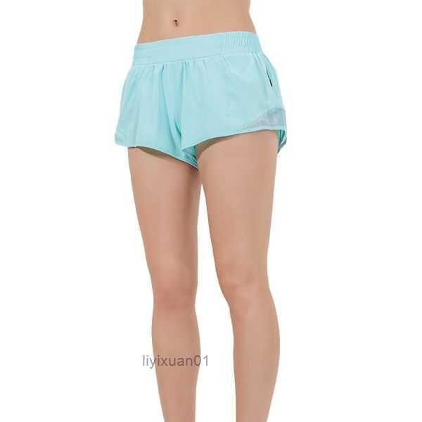 

lululemen womens yoga shorts fit zipper pocket high rise quick dry lulus lemon womens train short loose style breathable gym qualitydesigner, White;black