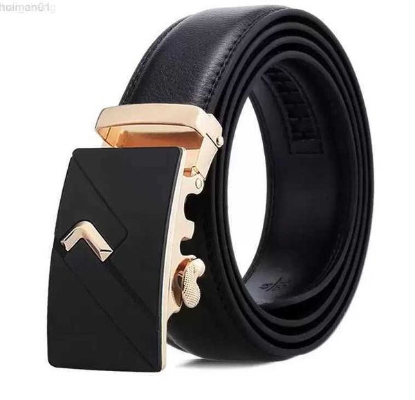 

2022 belts men new genuine leather promotional automatic e buckle belt fashion gift belt 5612, Black;brown