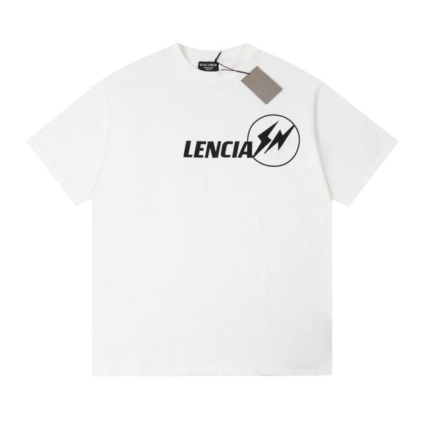 

blcg lencia summer t-shirts high street hip-hop style 100% cotton quality men and women drop sleeve loose tshirts oversize 23201, White;black