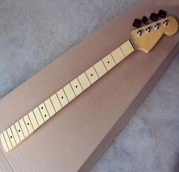 

factory special 4 strings electric bass neck with chrome tuners20 fretsmaple fretboardcan be customized as requeste1659136