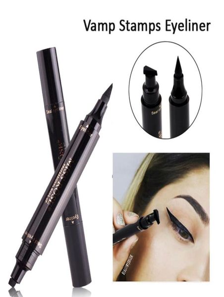 

new arrival long lasting eye liner liquid makeup pencil waterproof black doubleended makeup stamps eyeliner pencil6539954