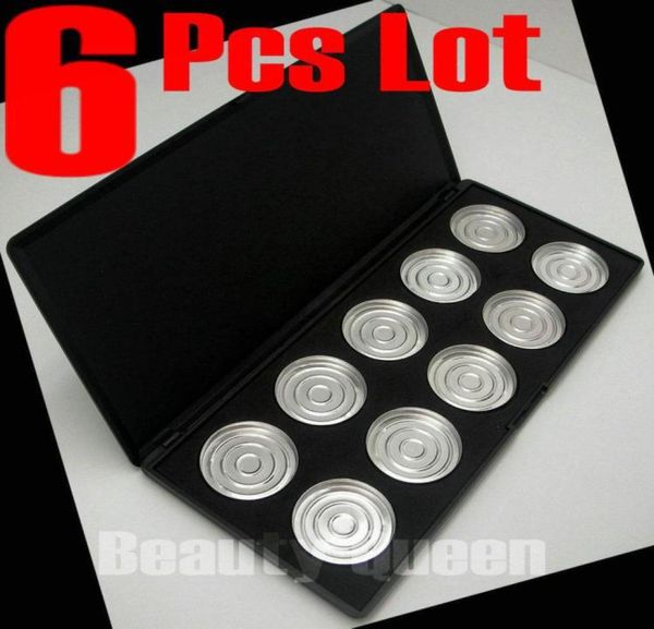 

6 pcs lot new 10 pcs piece 35mm pans empty eyeshadow palette with pans size no magnetic ship5056749