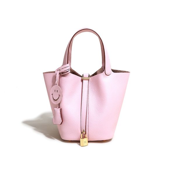 

9a shopping basket handbag new fashion handmade wax thread made tote bag genuine leather handbag