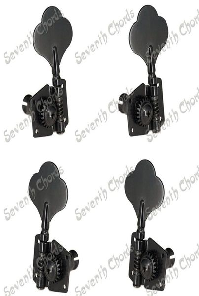 

a set 4 pcs black open gear bass string tuners tuning pegs keys machine heads for electric bass guitar3376292