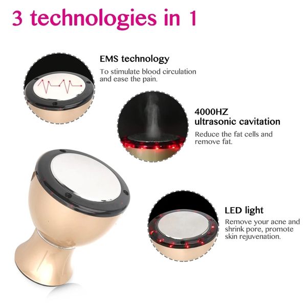 

cleaning tools accessories ultrasonic electric massager infrared cavitation slimming beauty health care anti fat portable 230718