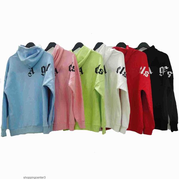 

men's hoodies sweatshirts mens palms designer hoodie back letter print hoody men angles women sweaters hooded size s-xl5kngt, Black