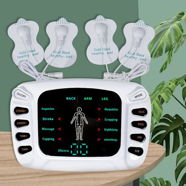 

face massager full body tens acupuncture electric therapy massager ems muscle stimulator meridian physiotherapy massage apparatus massager 2