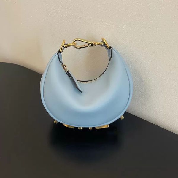 

fashion graphy mens luxurys designer half moon bag genuine leather totes cross body clutch bags vacation pochette handbags city underarm sho