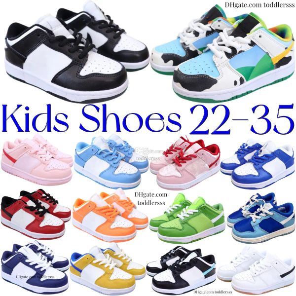 

kids shoes baby low sneakers designer black white panda kid youth trainers toddler infants shoe white chunky boys girls athletic outdoor sne