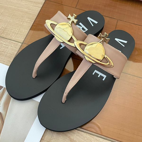 

womens flat flip flops classic slippers designer casual sandals microfiber leather hardware buckle dermal outsole white black flesh 23ss sum