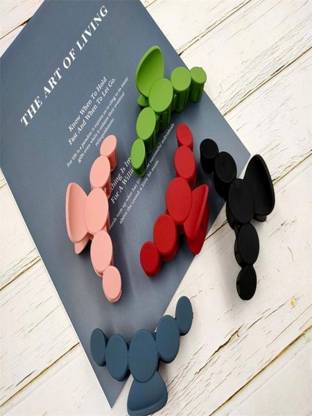 

korea style round side clip hair claws hair accessories dots hairpins acrylic hair clip candy color large size ponytail clip 2188 9544496, Golden;silver
