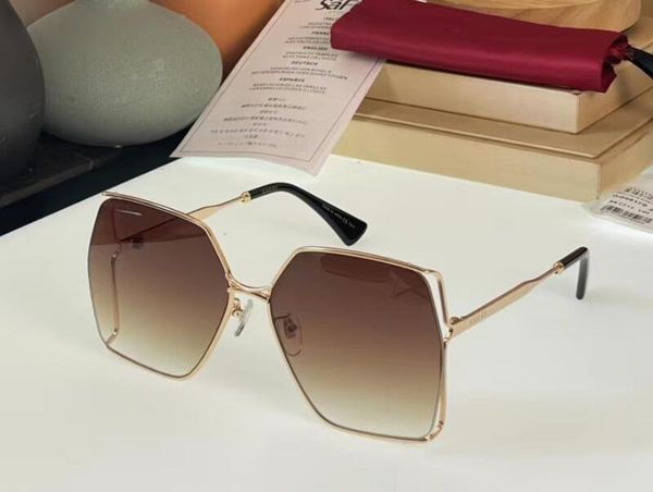 

realfine888 5a eyewear g0817s g642994 oval metal frame luxury designer sunglasses for man woman with glasses cloth box g1087s, White;black